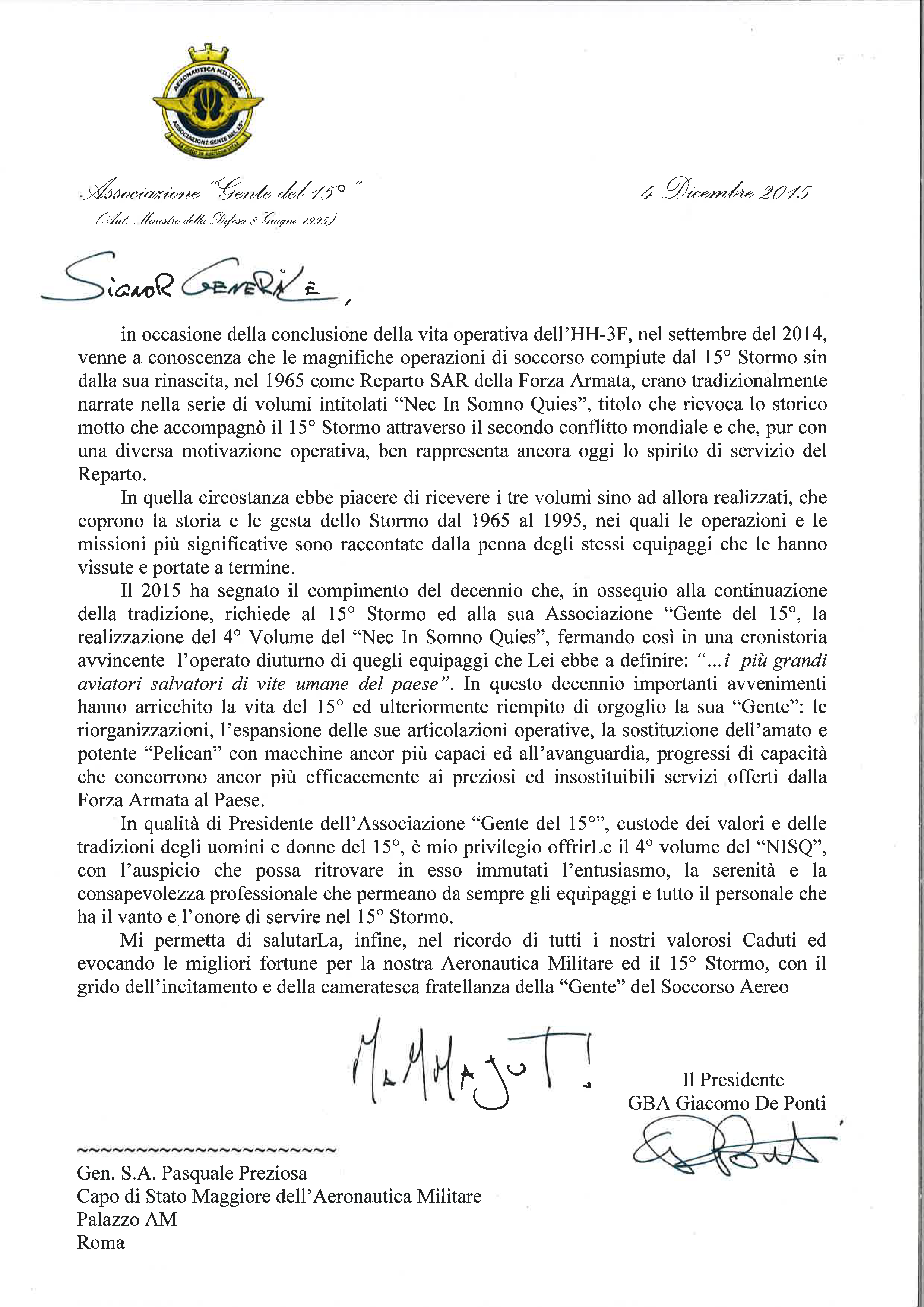 lettera csma NISQ4